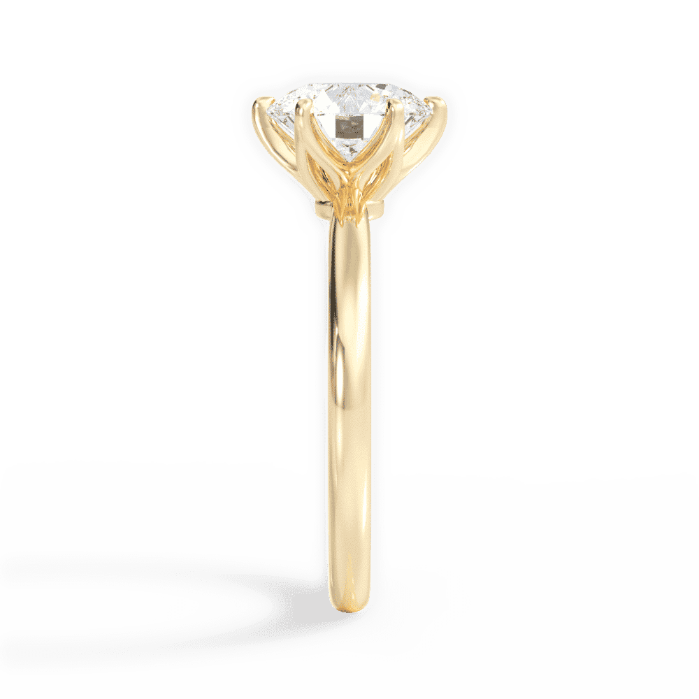 14kt Yellow Gold/18kt Yellow Gold/round/perspective