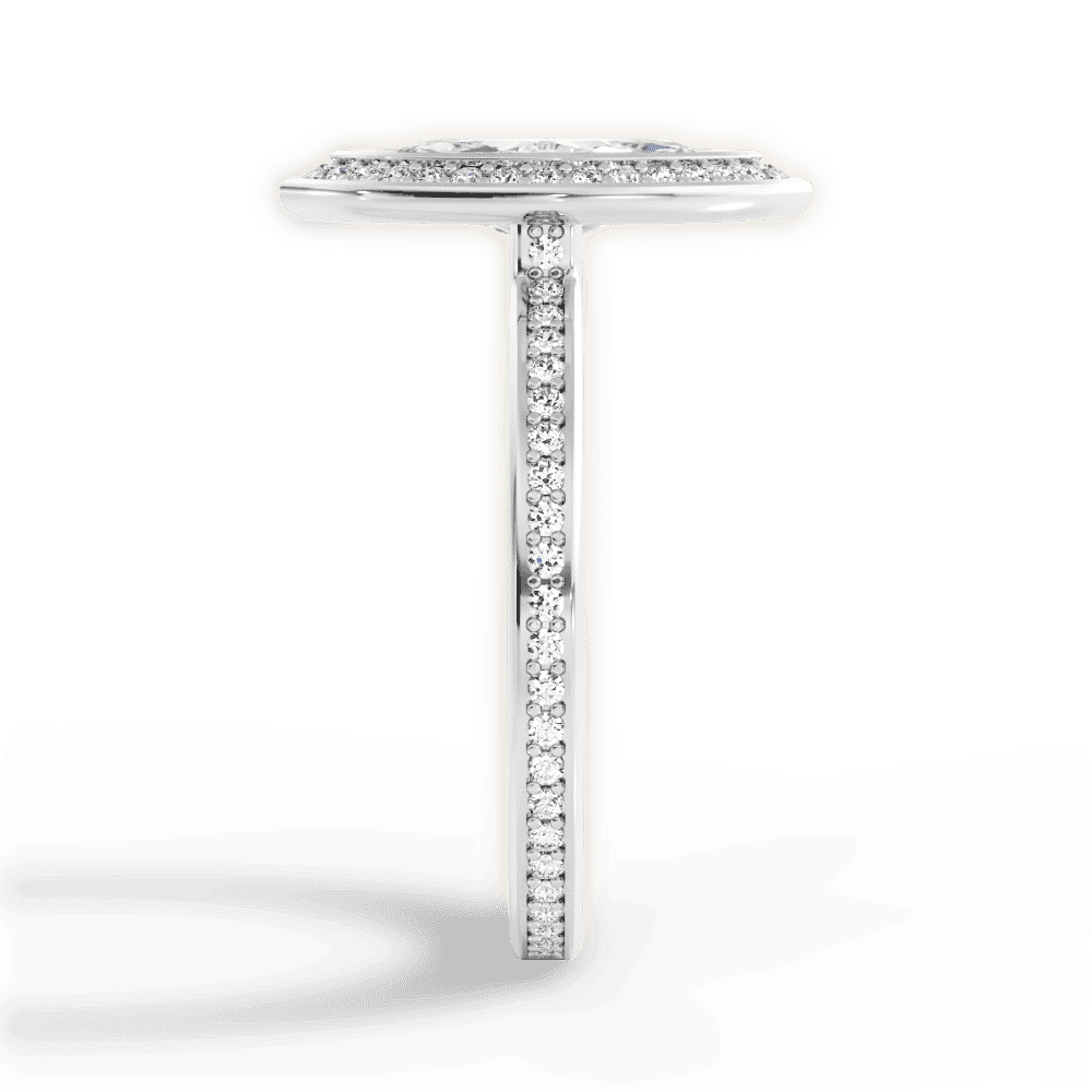 14kt White Gold/18kt White Gold/Platinum/marquise/perspective