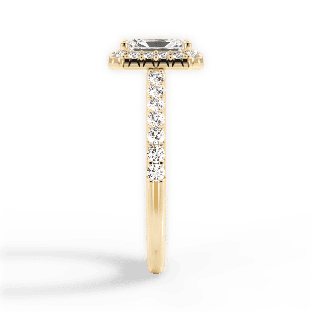 14kt Yellow Gold/18kt Yellow Gold/radiant/perspective