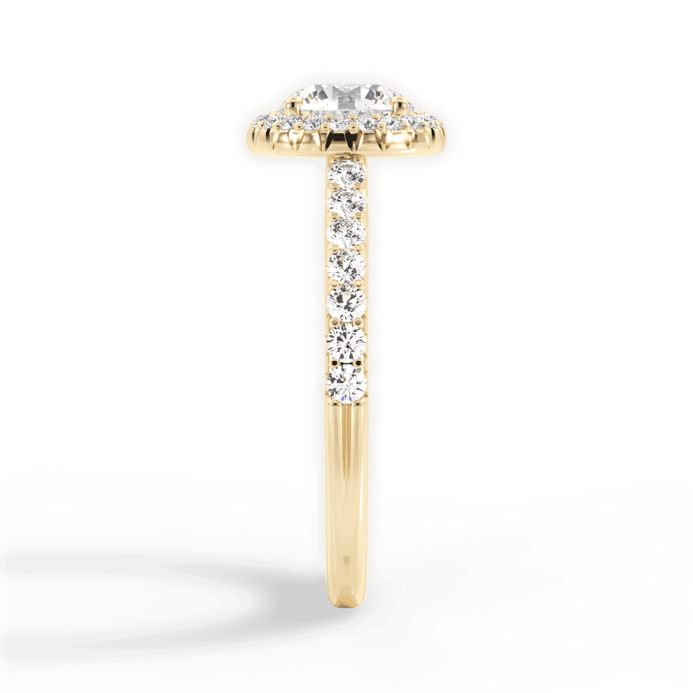 14kt Yellow Gold/18kt Yellow Gold/round/perspective