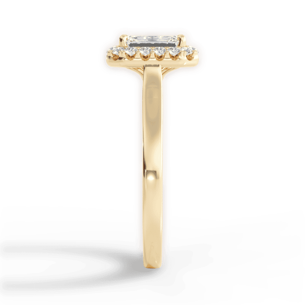 14kt Yellow Gold/18kt Yellow Gold/emerald/perspective