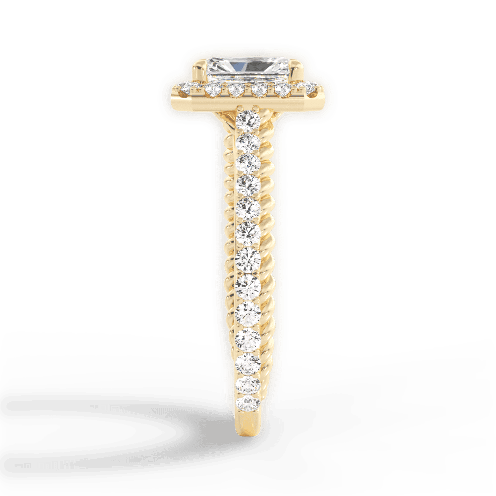 14kt Yellow Gold/18kt Yellow Gold/radiant/perspective