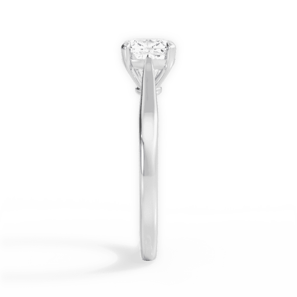 14kt White Gold/18kt White Gold/Platinum/cushion/perspective