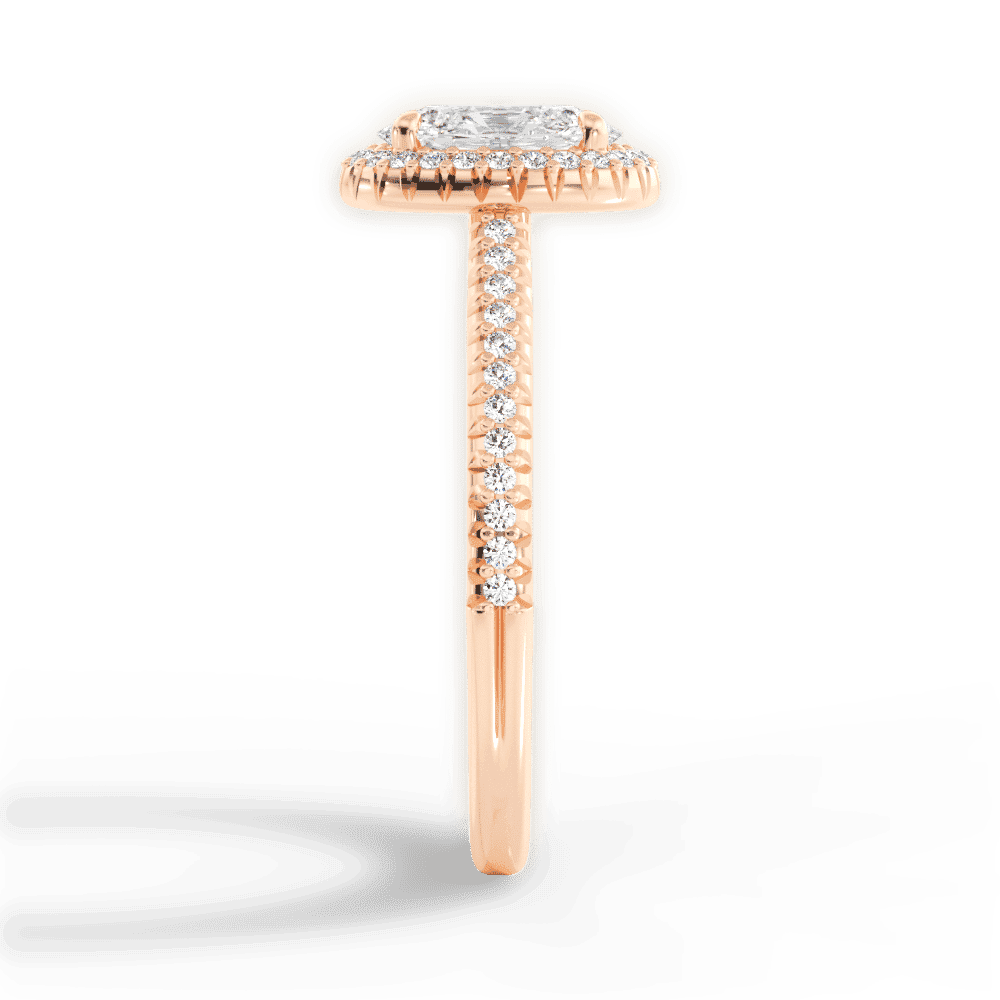 14kt Rose Gold/18kt Rose Gold/oval/perspective