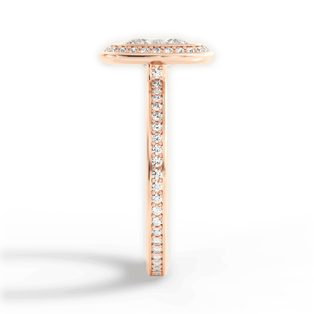 14kt Rose Gold/18kt Rose Gold/oval/perspective