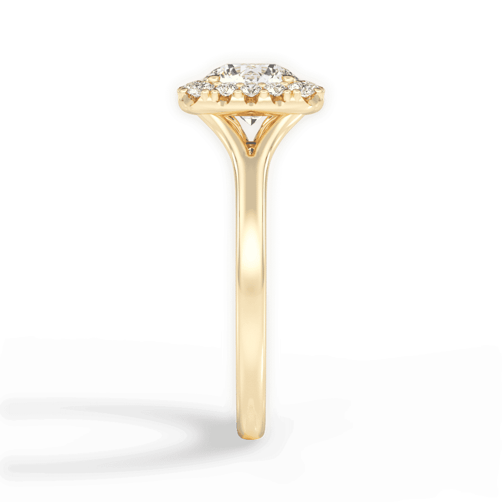 14kt Yellow Gold/18kt Yellow Gold/round/perspective