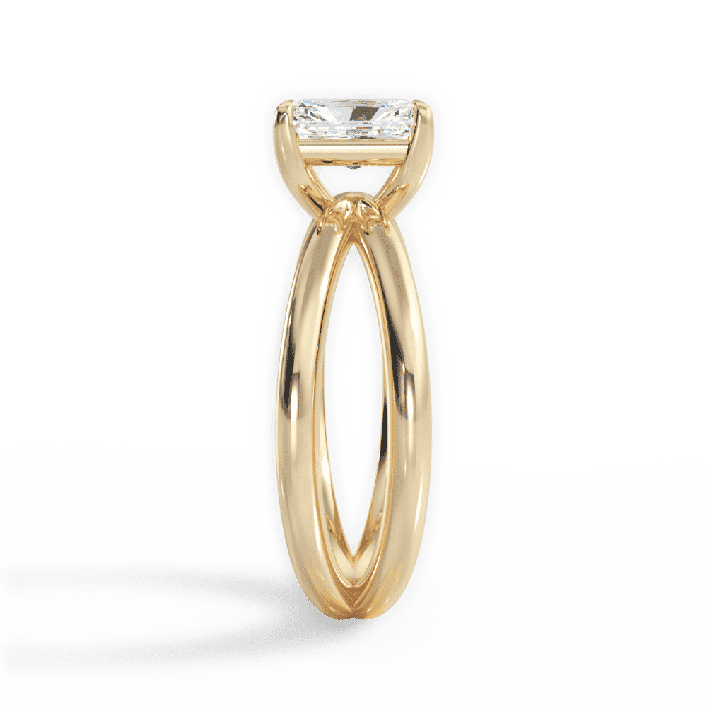 14kt Yellow Gold/18kt Yellow Gold/radiant/perspective