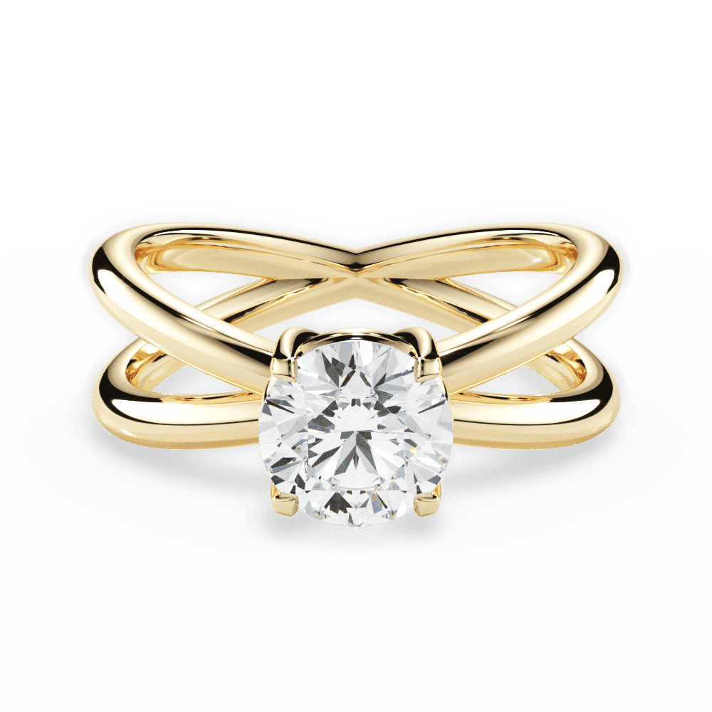 14kt Yellow Gold/18kt Yellow Gold/round/top