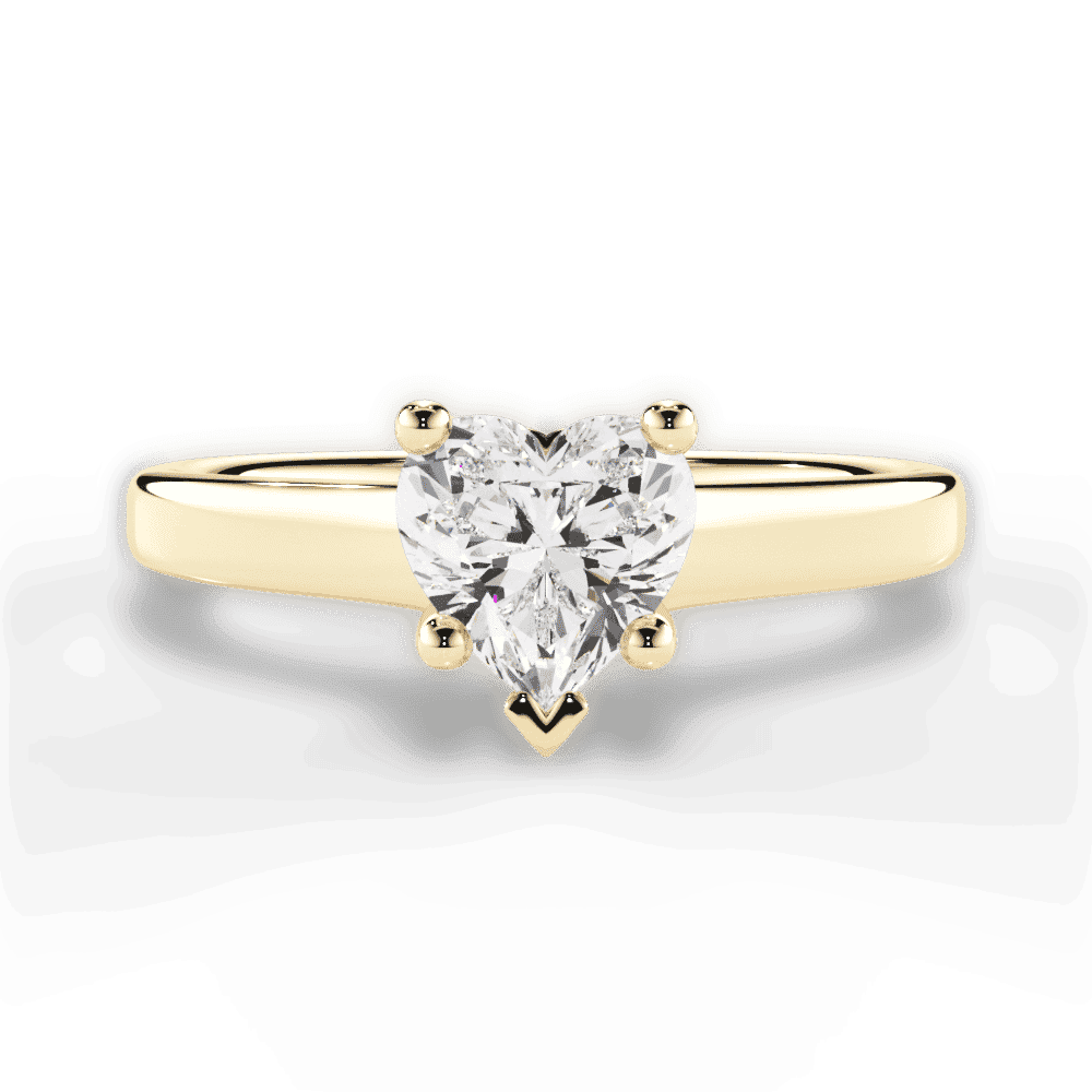 14kt Yellow Gold/18kt Yellow Gold/heart/top