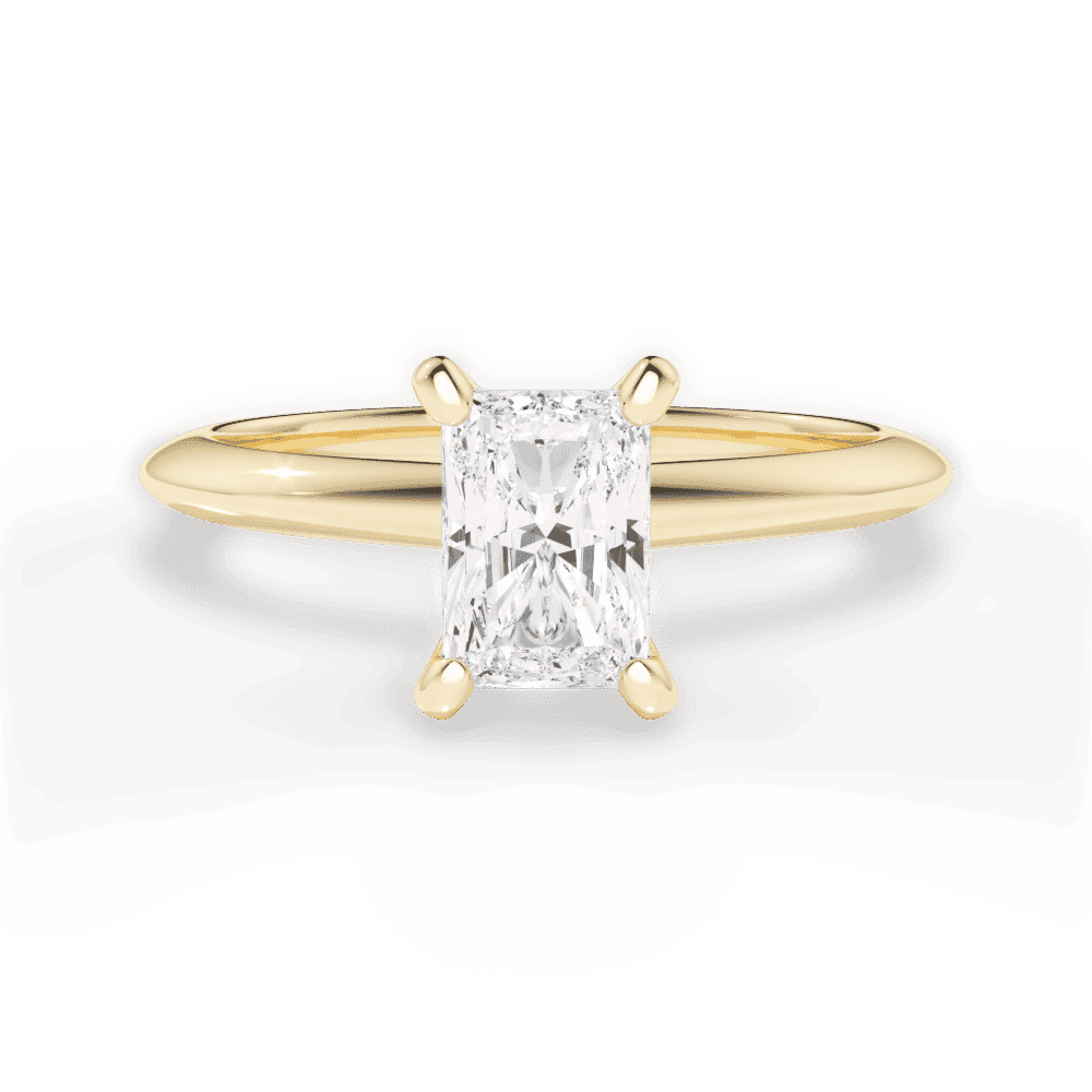 14kt Yellow Gold/18kt Yellow Gold/radiant/top