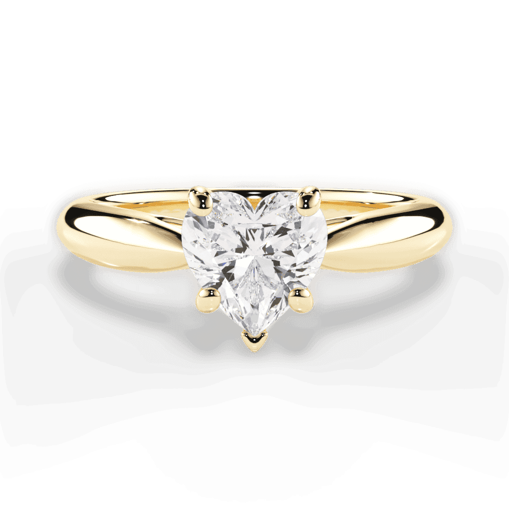 14kt Yellow Gold/18kt Yellow Gold/heart/top