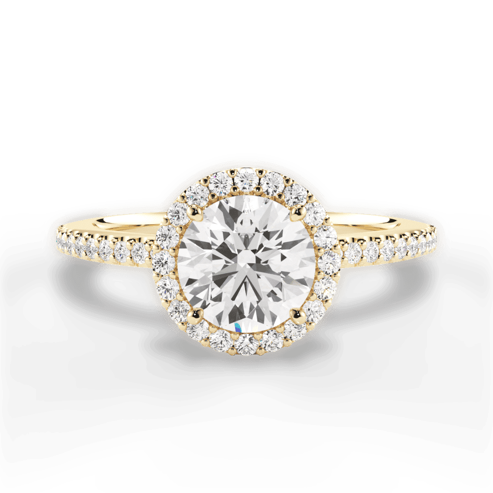 14kt Yellow Gold/18kt Yellow Gold/round/top
