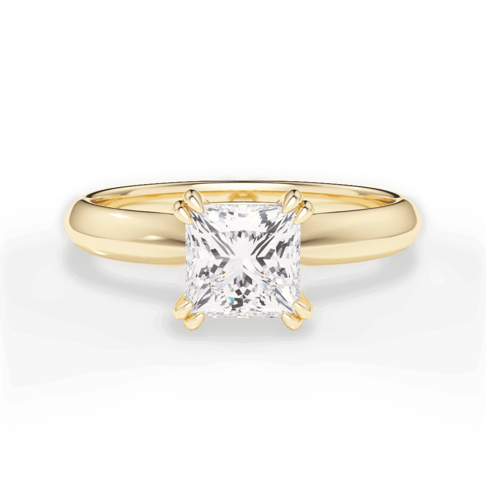 14kt Yellow Gold/18kt Yellow Gold/princess/top