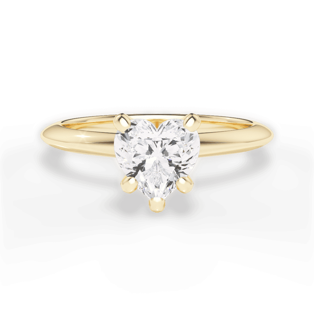 14kt Yellow Gold/18kt Yellow Gold/heart/top
