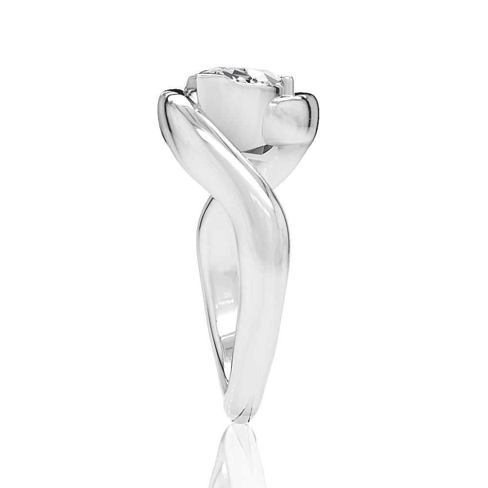 14kt white gold/18kt white gold/platinum/marquise/perspective