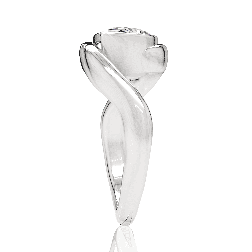 14kt white gold/18kt white gold/platinum/pear/perspective
