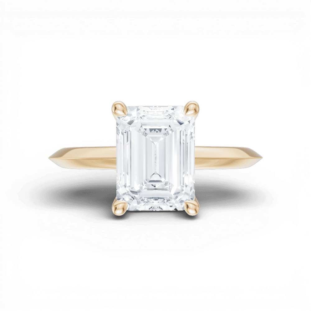 14kt yellow gold/18kt yellow gold/emerald/model