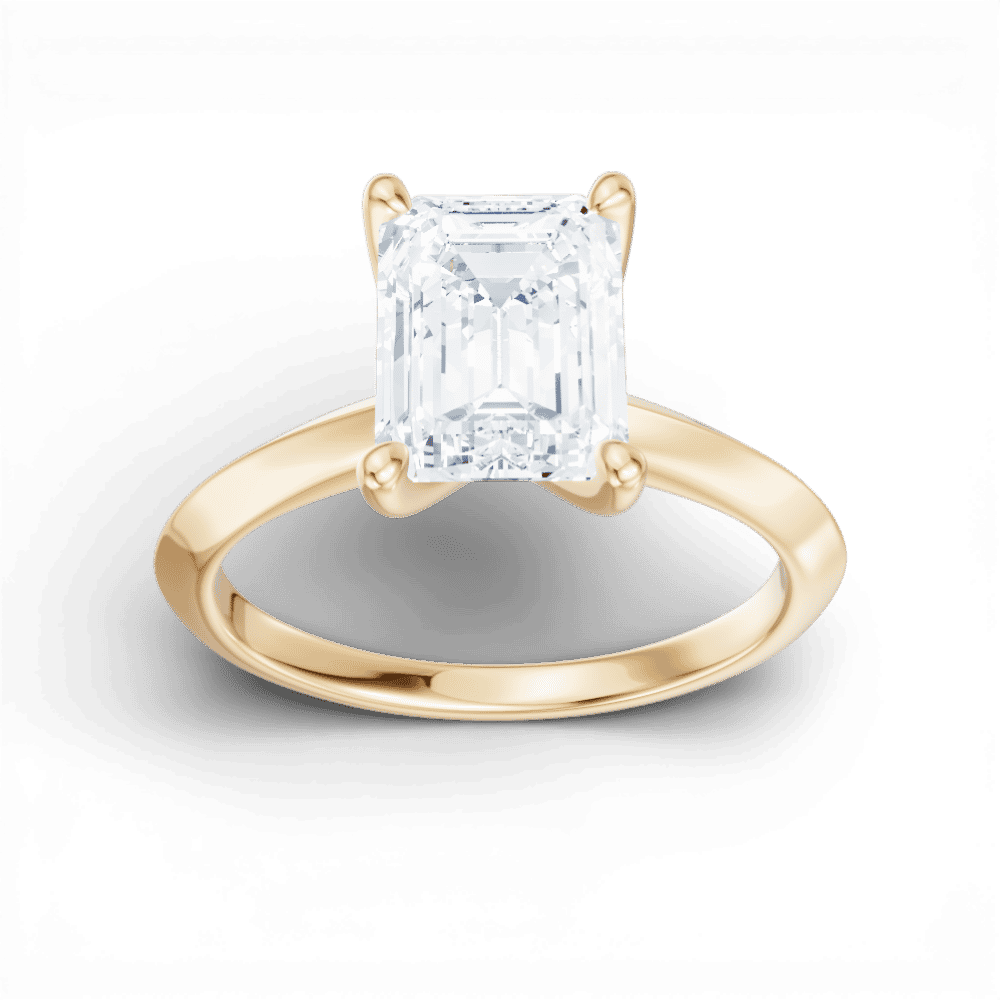 14kt yellow gold/18kt yellow gold/emerald/measurements