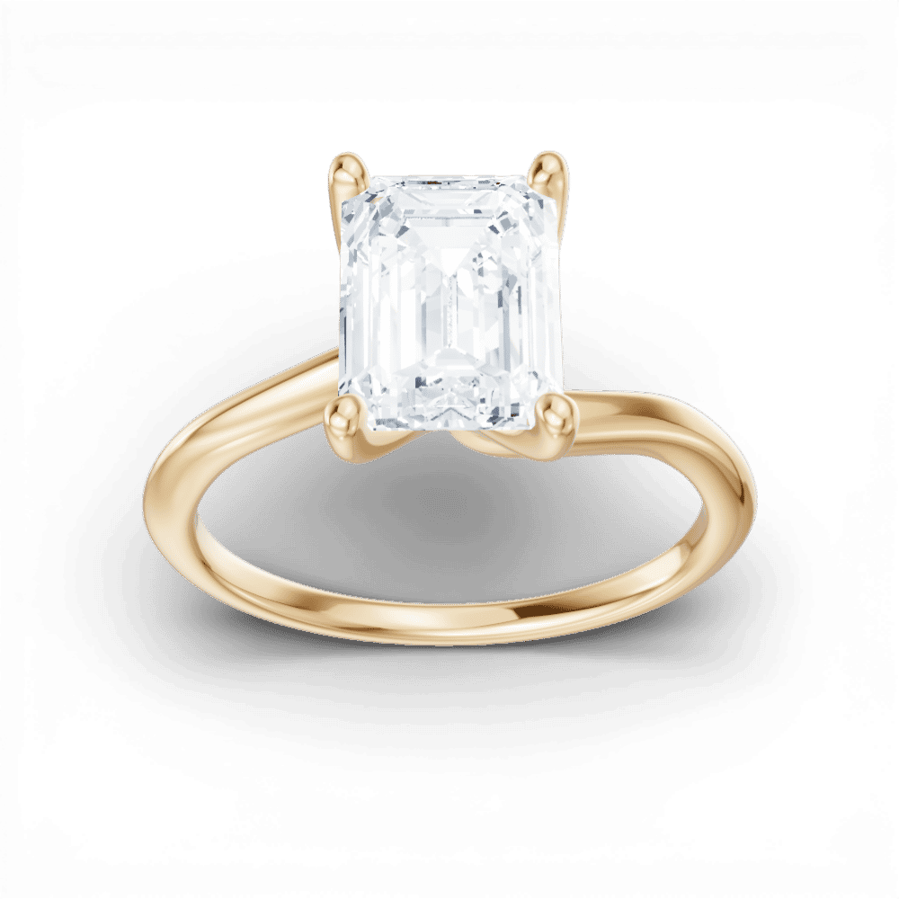 14kt yellow gold/18kt yellow gold/emerald/measurements