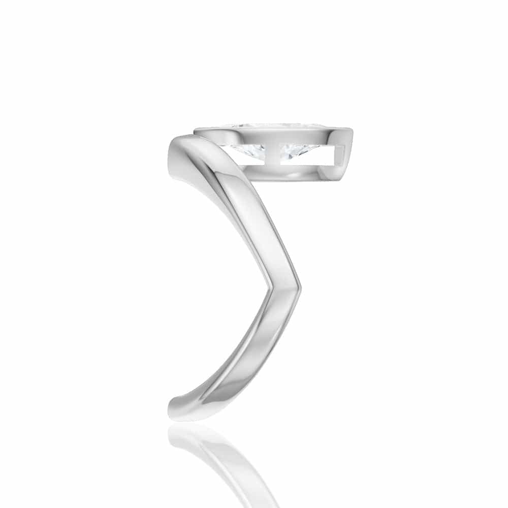 14kt white gold/18kt white gold/platinum/marquise/perspective