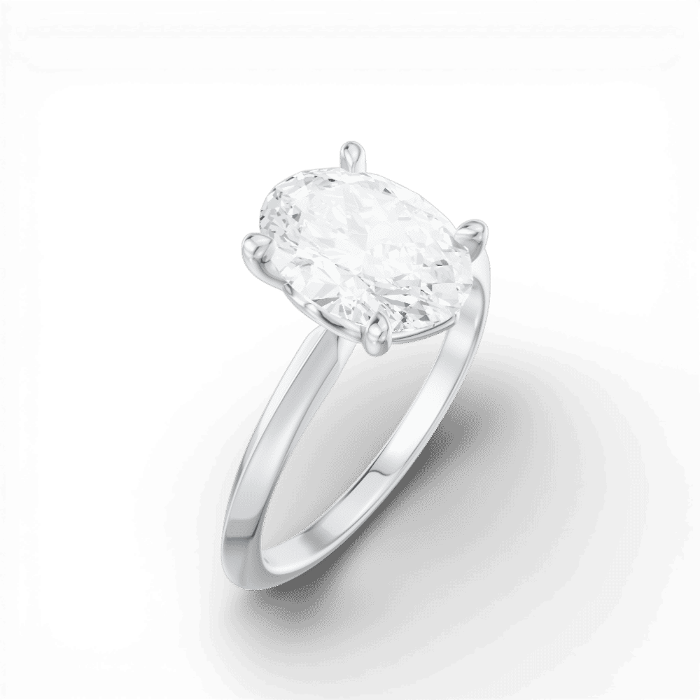 14kt white gold/18kt white gold/platinum/oval/perspective