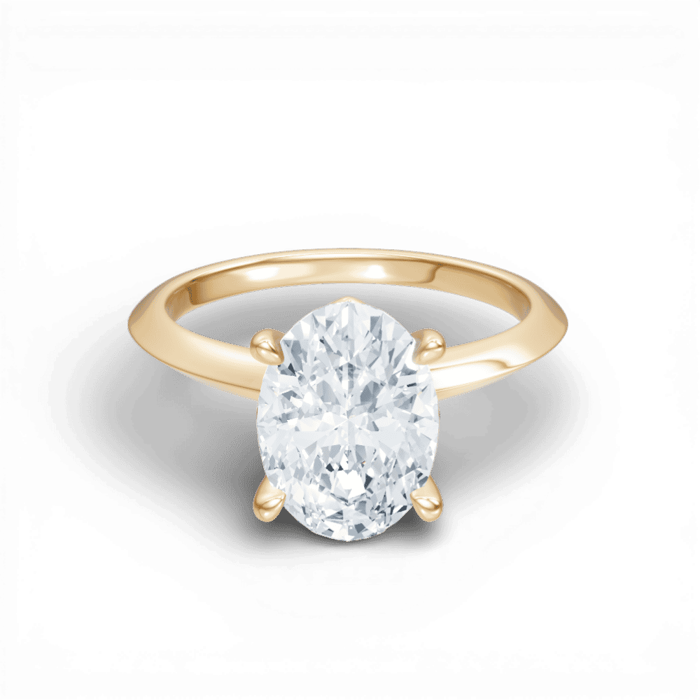 14kt yellow gold/18kt yellow gold/oval/top