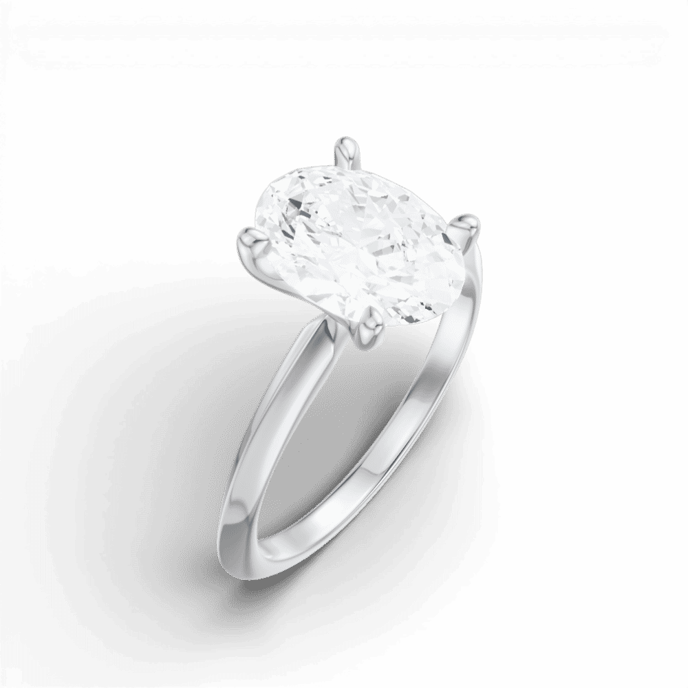 14kt white gold/18kt white gold/platinum/oval/perspective