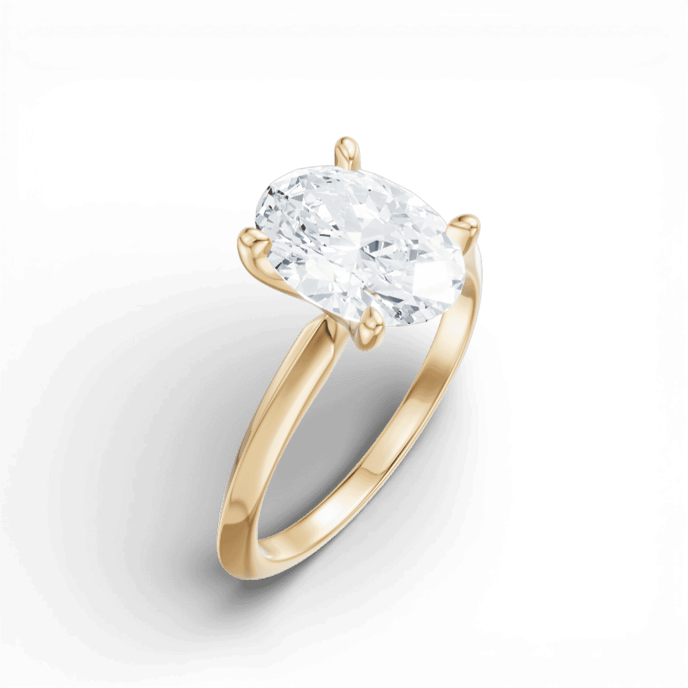 14kt yellow gold/18kt yellow gold/oval/perspective