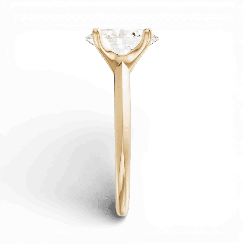 14kt yellow gold/18kt yellow gold/oval/side