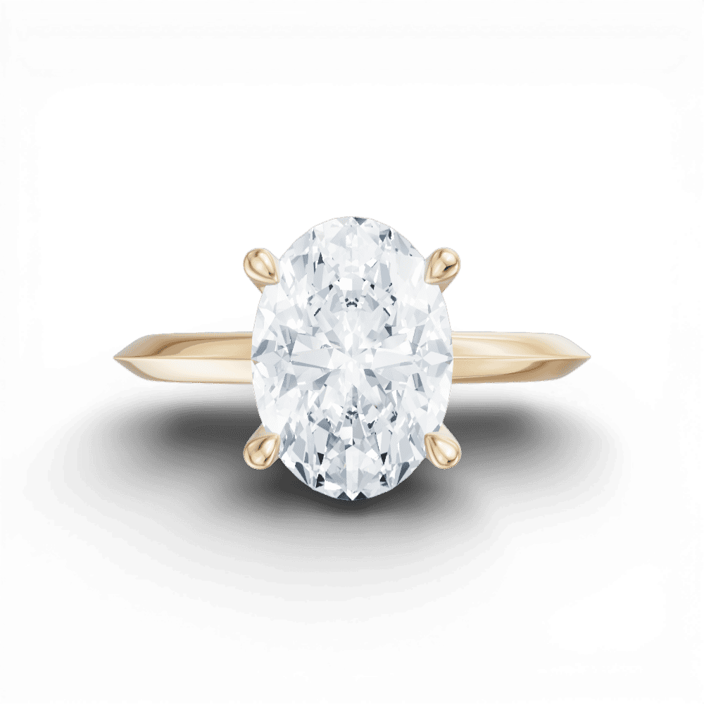 14kt yellow gold/18kt yellow gold/oval/model