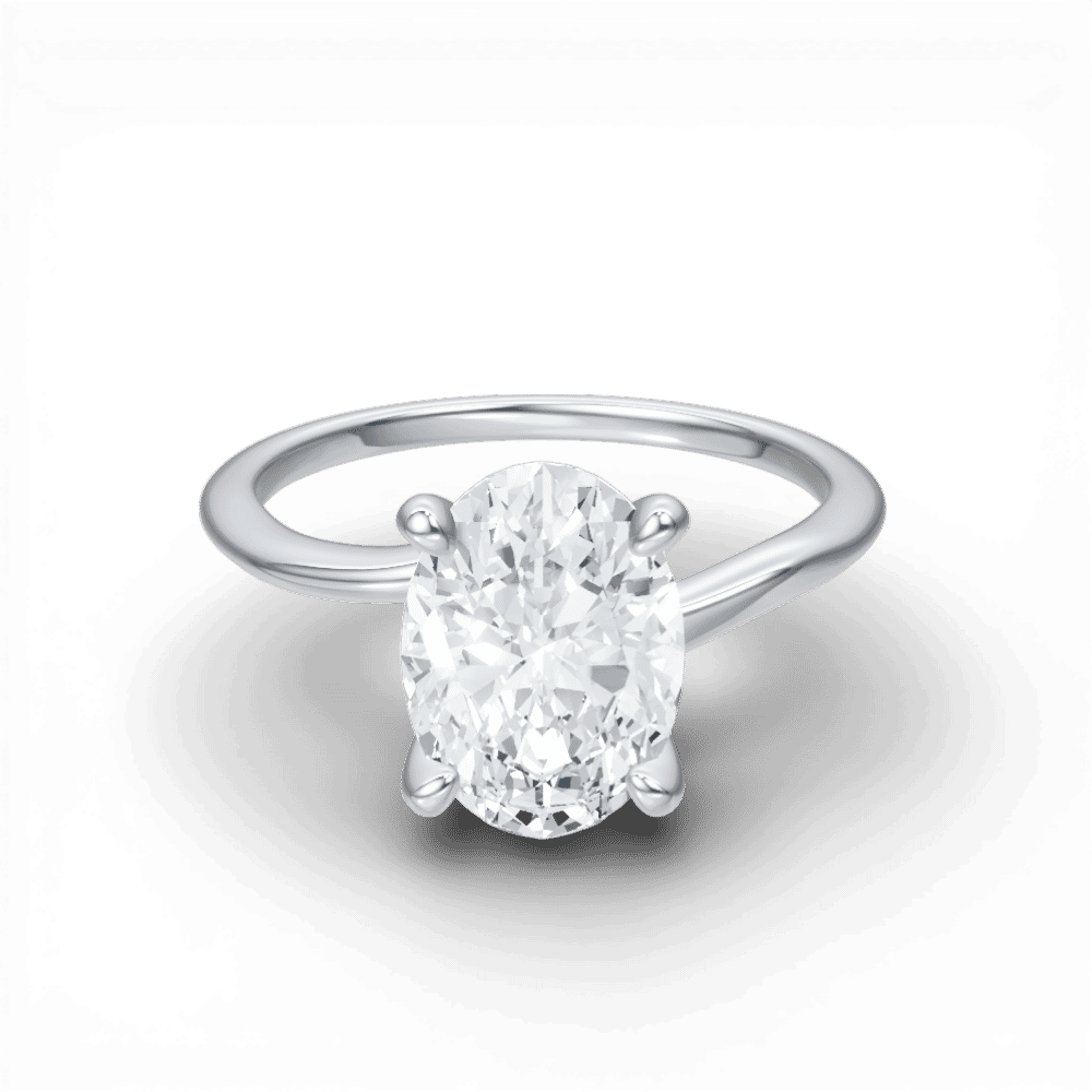 14kt white gold/18kt white gold/platinum/oval/top sku 1OZ1035