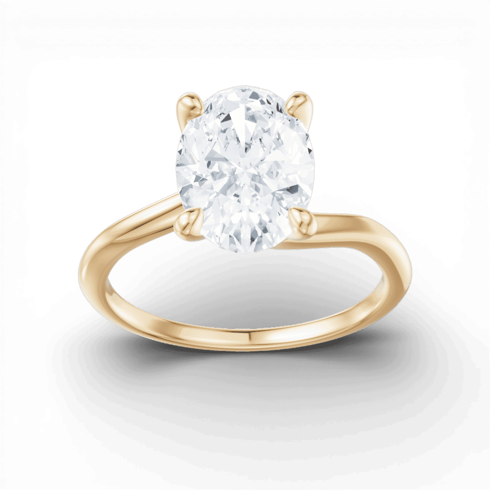 14kt yellow gold/18kt yellow gold/oval/measurements