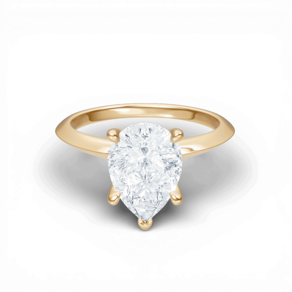 14kt yellow gold/18kt yellow gold/pear/top