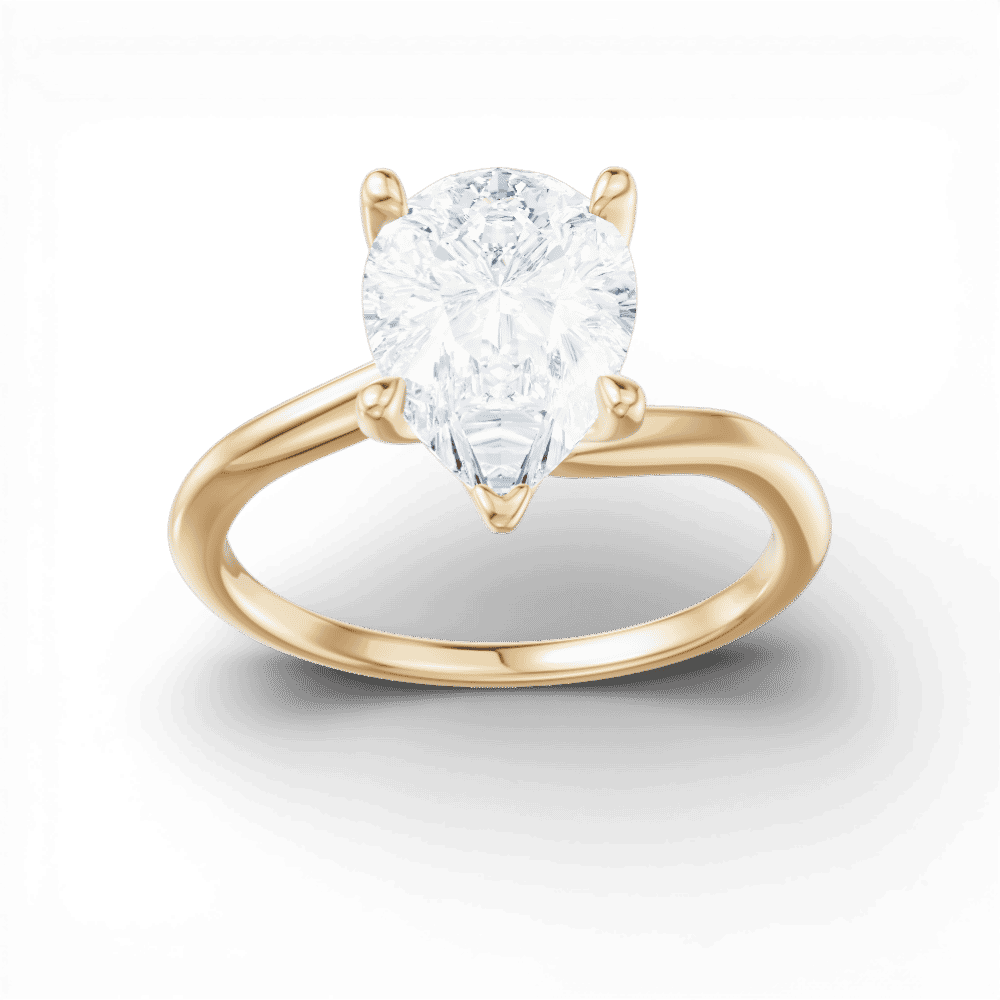 14kt yellow gold/18kt yellow gold/pear/measurements