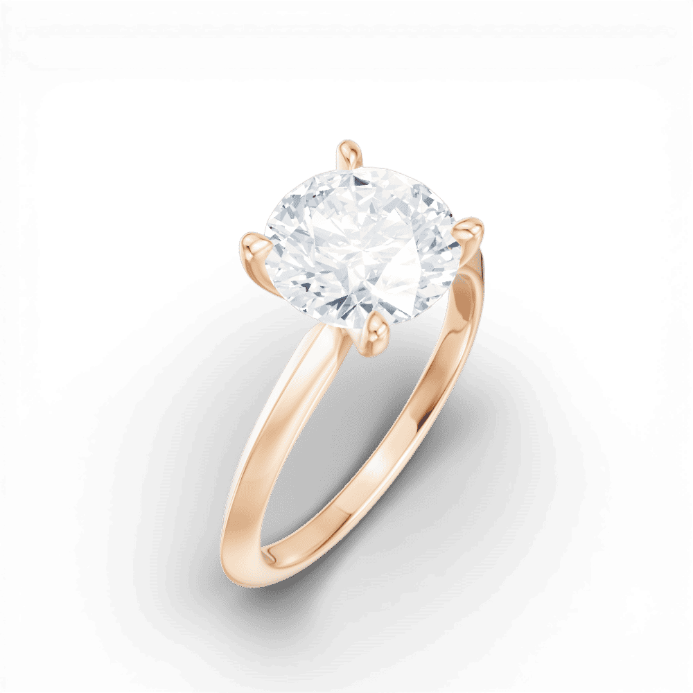 18kt rose gold/round/perspective