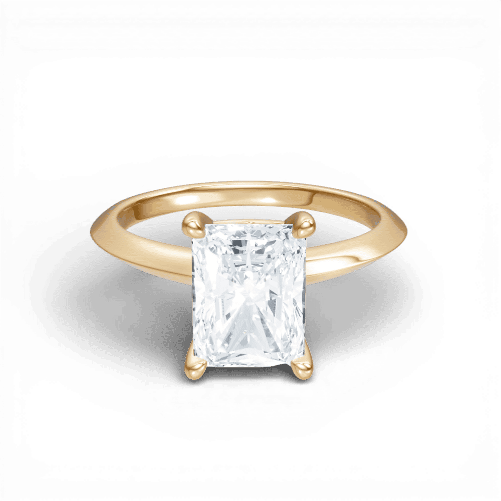 14kt yellow gold/18kt yellow gold/radiant/top