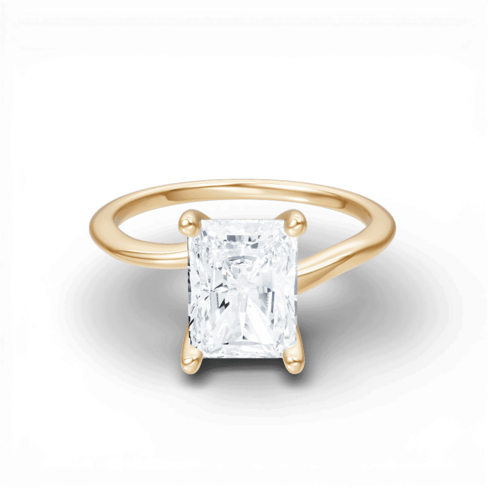 14kt yellow gold/18kt yellow gold/radiant/top