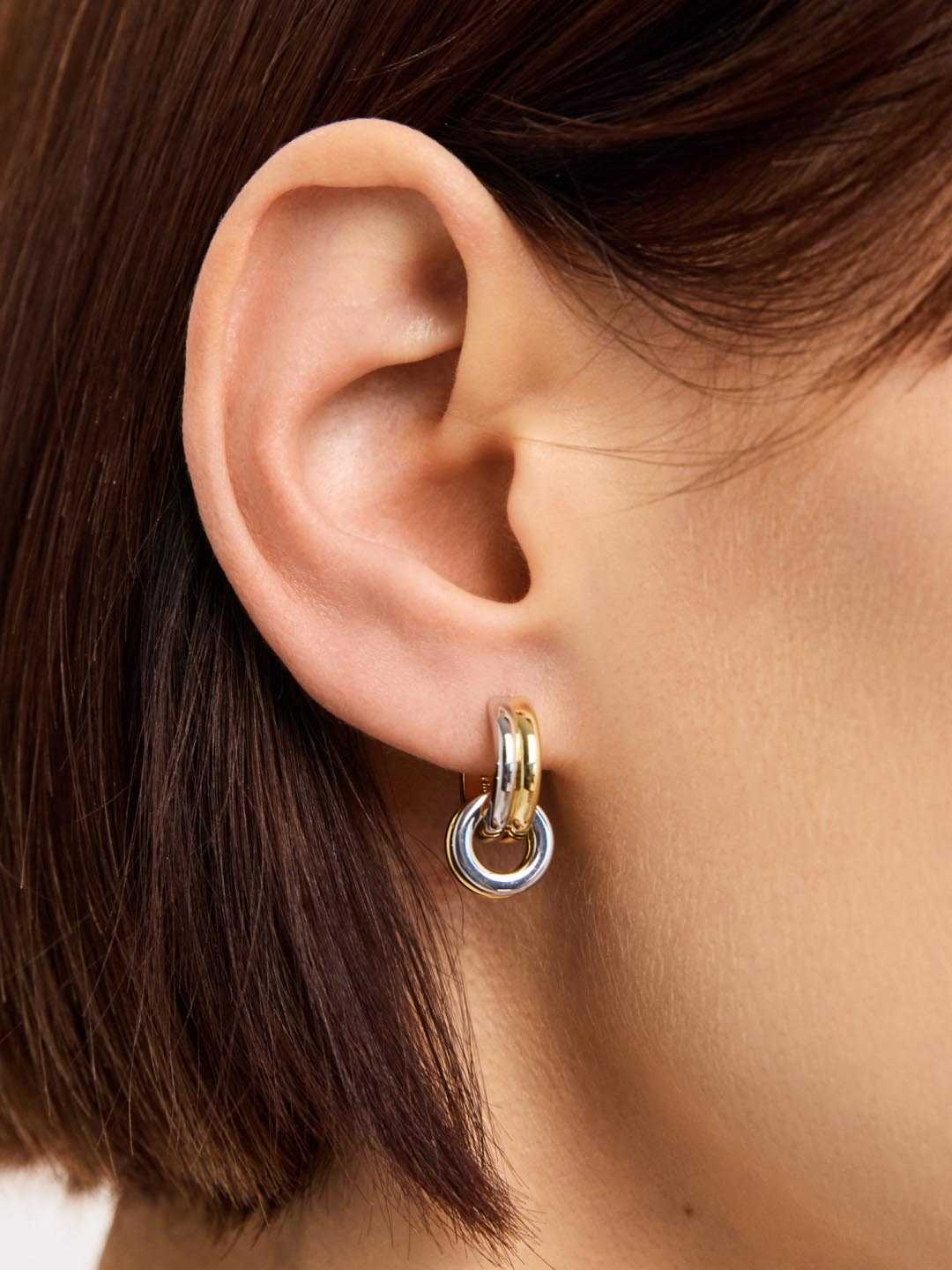 14kt yellow gold plated/front