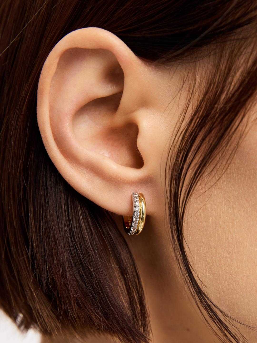 14kt yellow gold plated/front