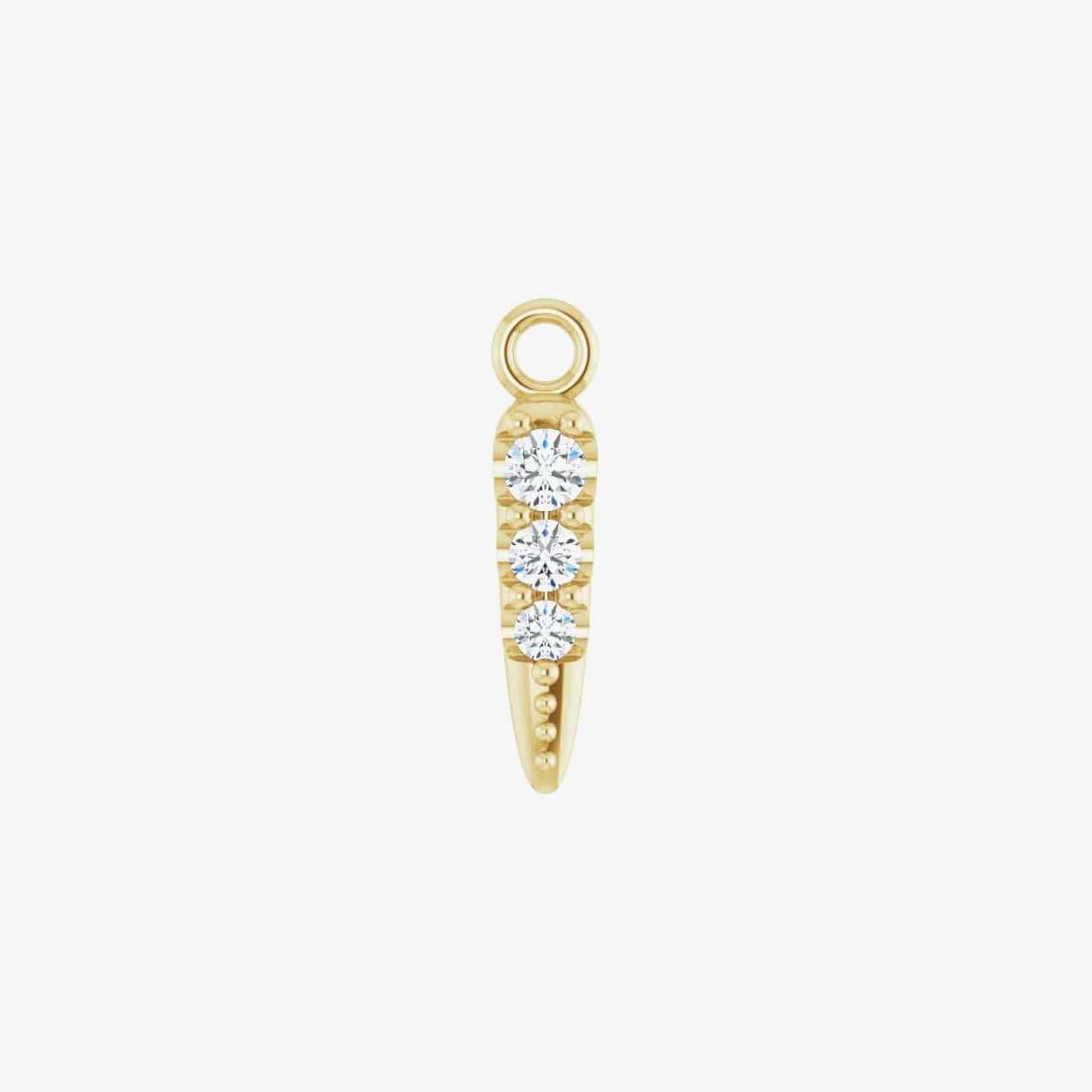14kt yellow gold/top