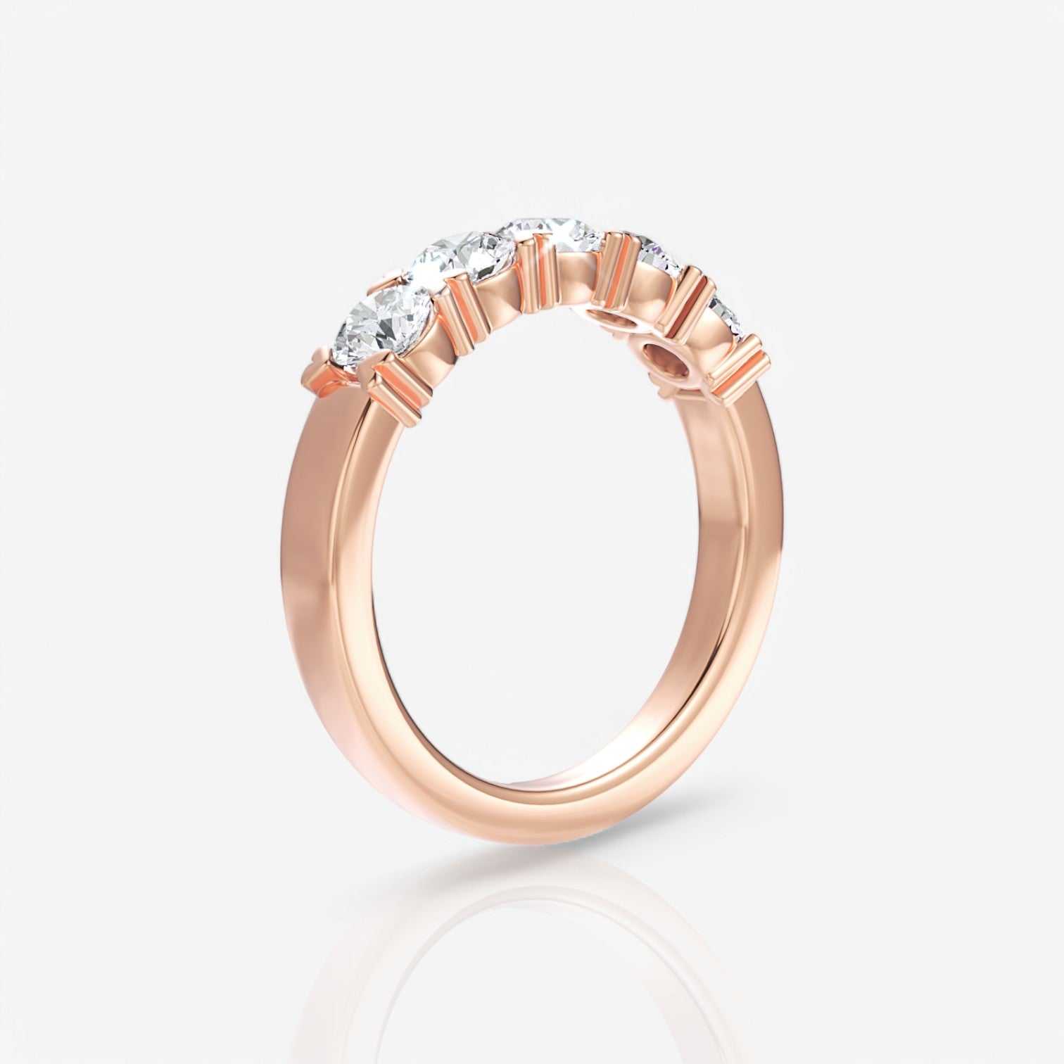18kt rose gold/0.50/side