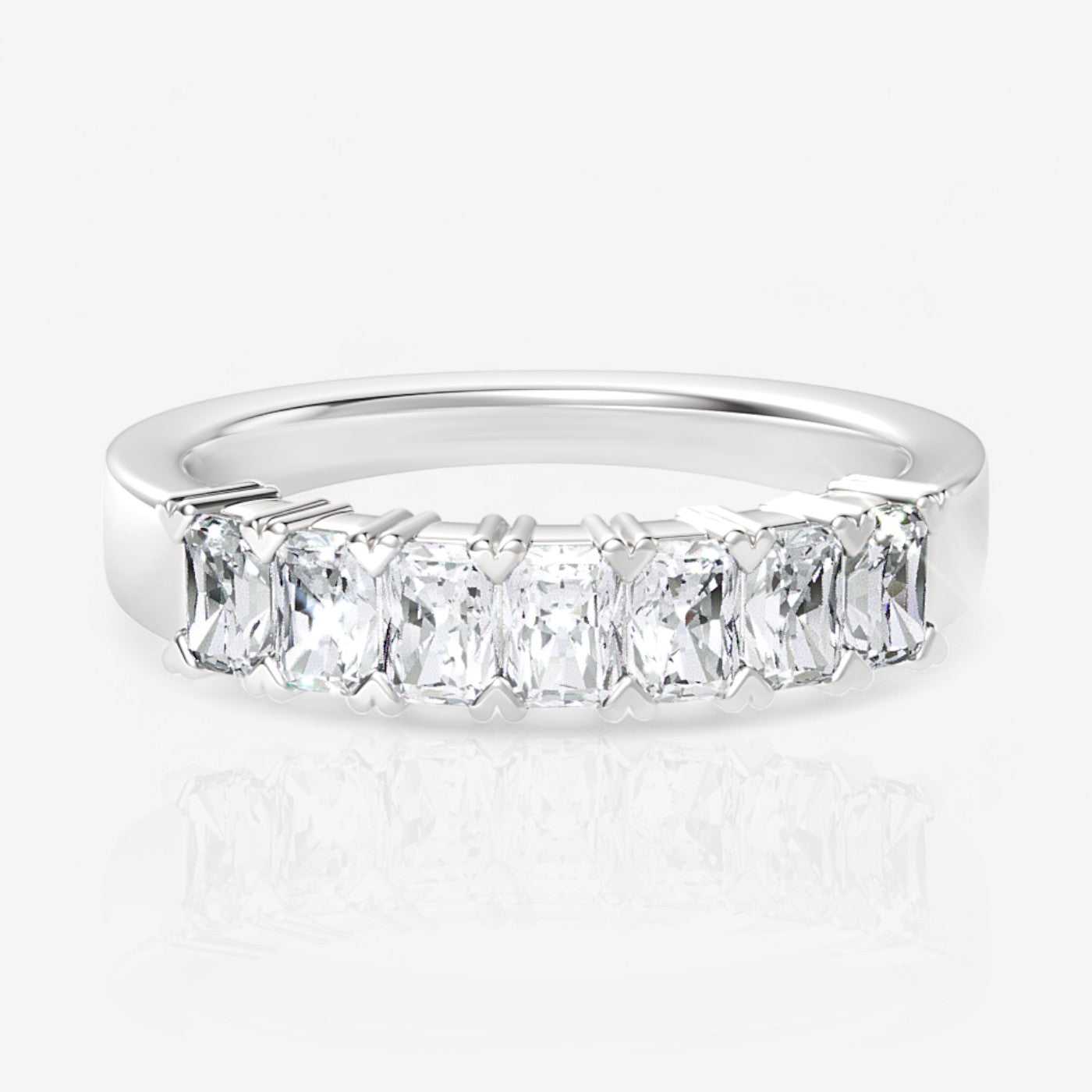 14kt white gold/18kt white gold/platinum/0.75/top