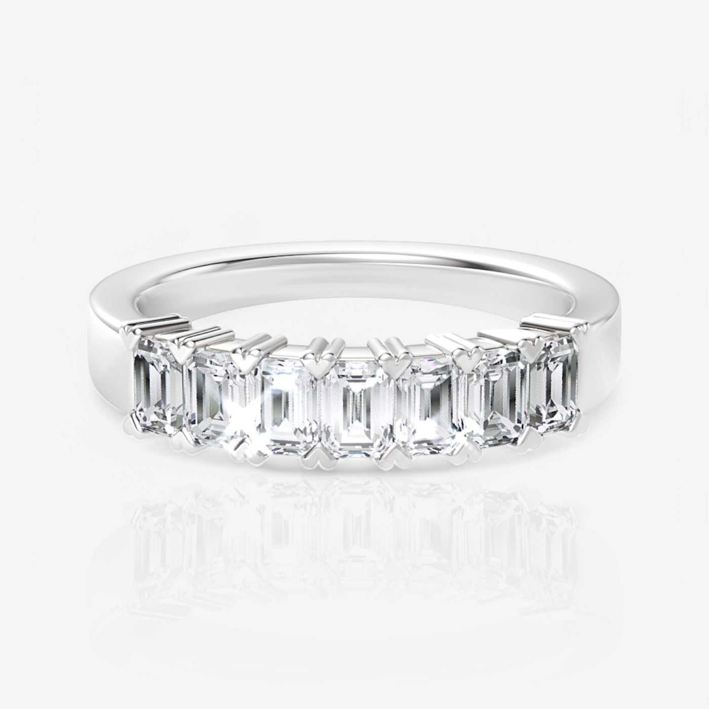 14kt white gold/18kt white gold/platinum/0.75/top