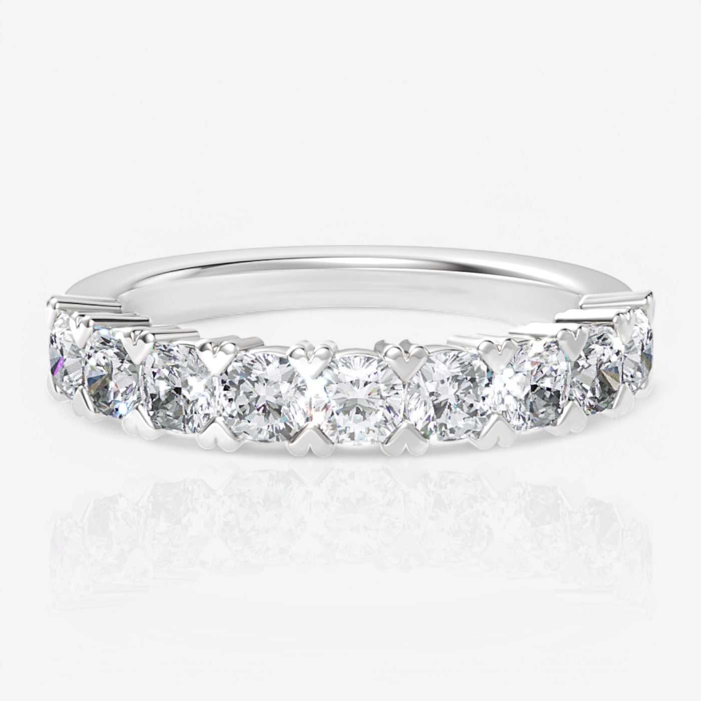 14kt white gold/18kt white gold/platinum/0.75/top