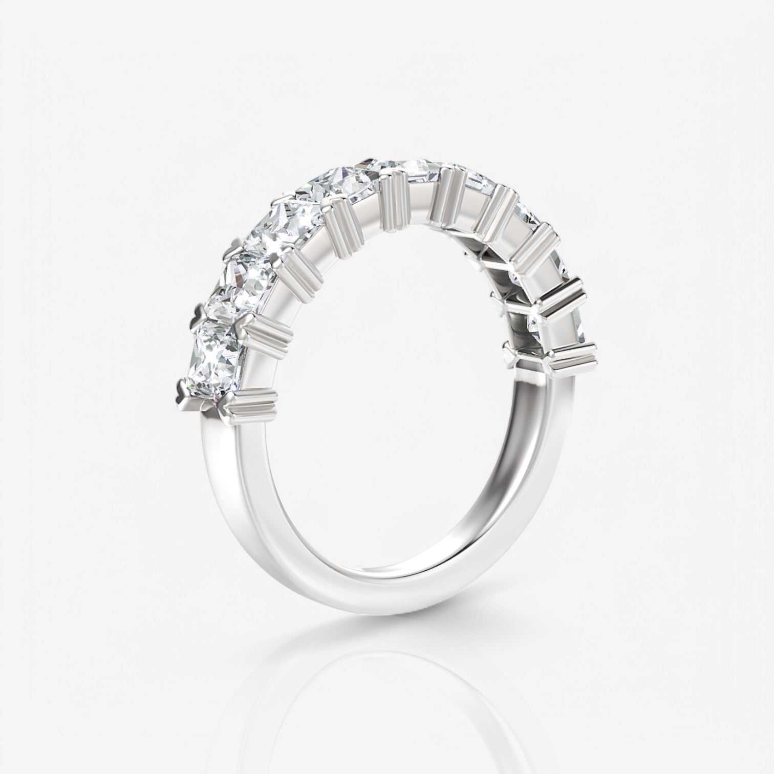 14kt white gold/18kt white gold/platinum/1.50/side