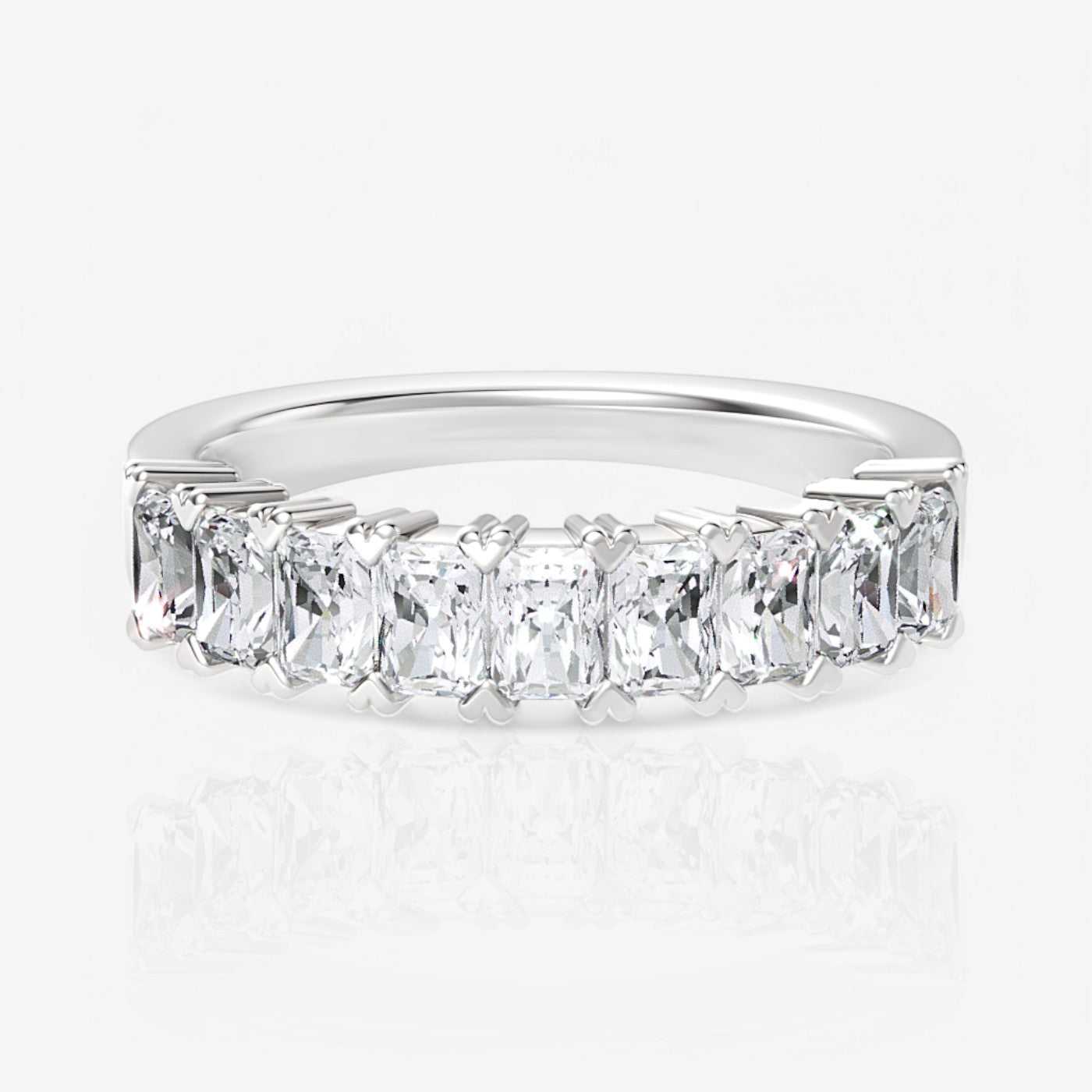 14kt white gold/18kt white gold/platinum/1.00/top