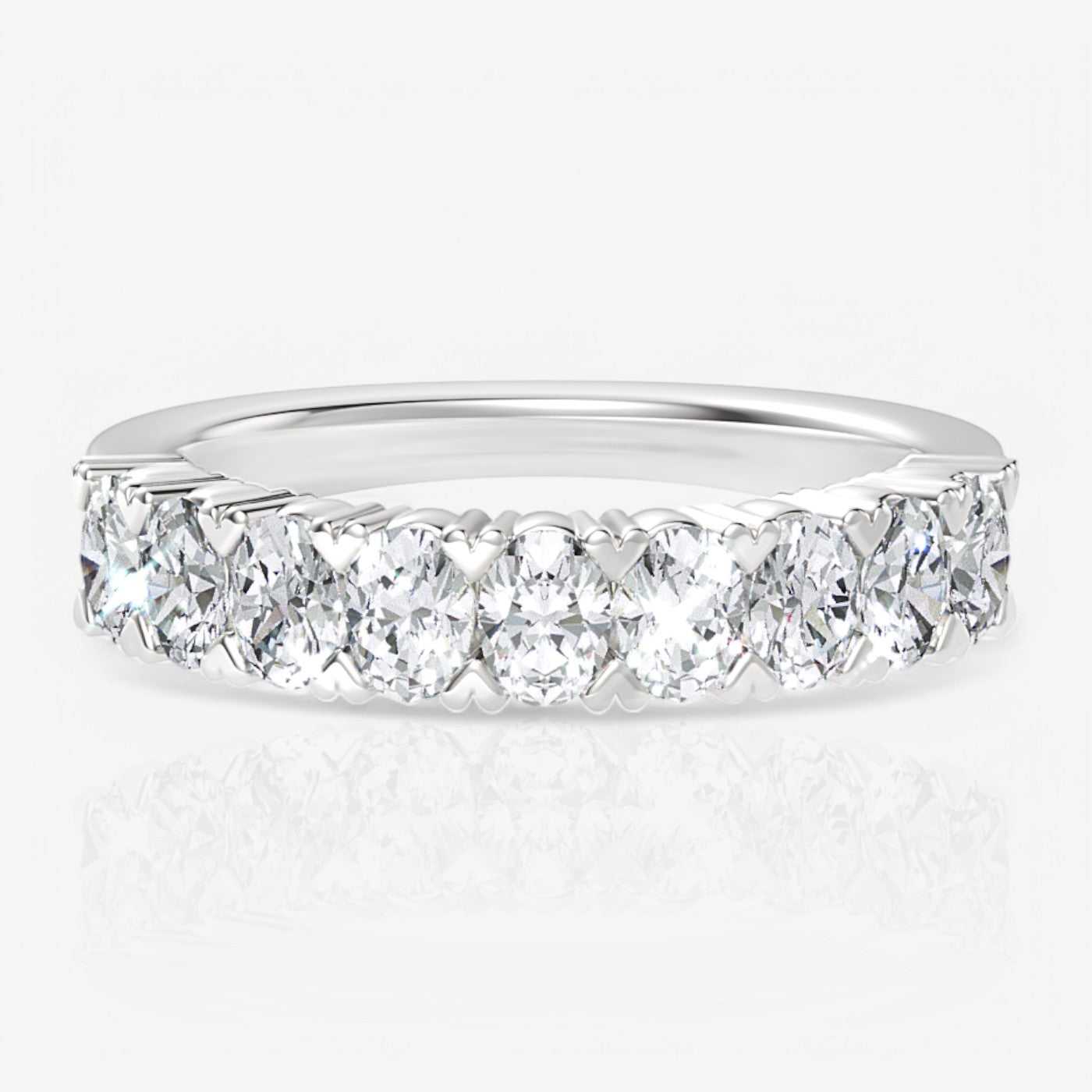 14kt white gold/18kt white gold/platinum/0.50/top