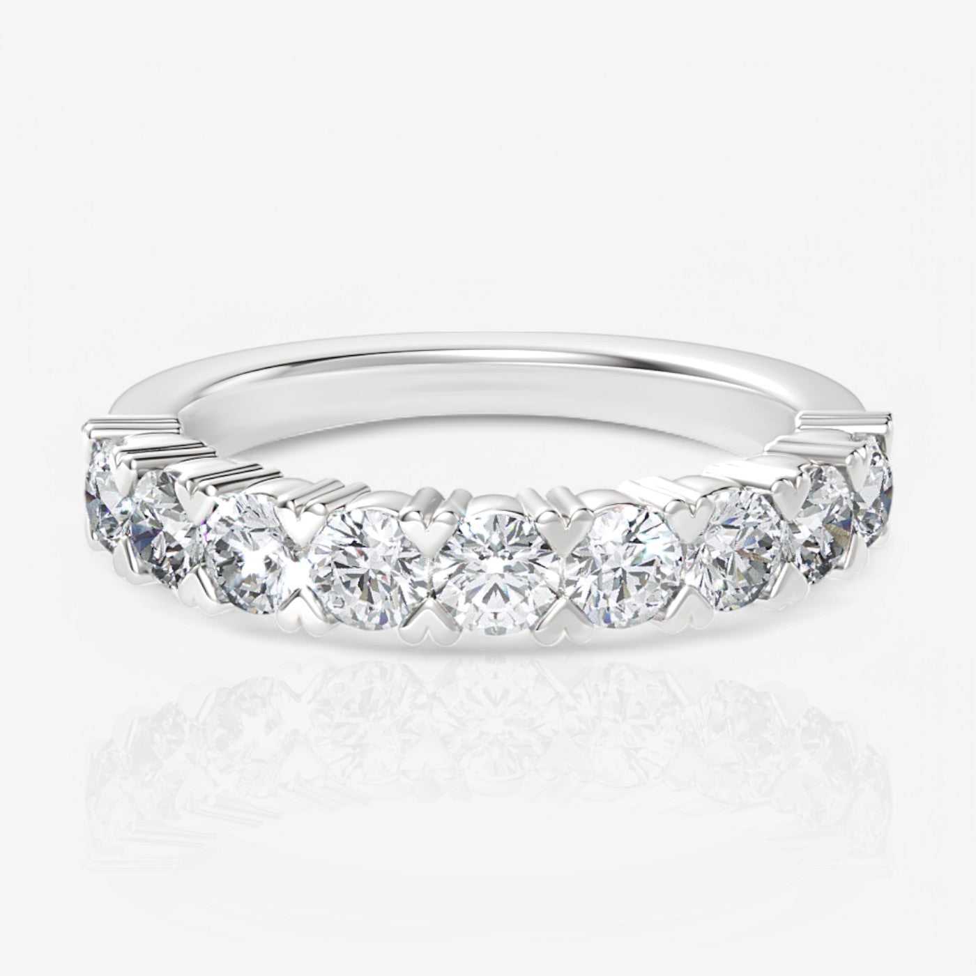 14kt white gold/18kt white gold/platinum/0.75/top
