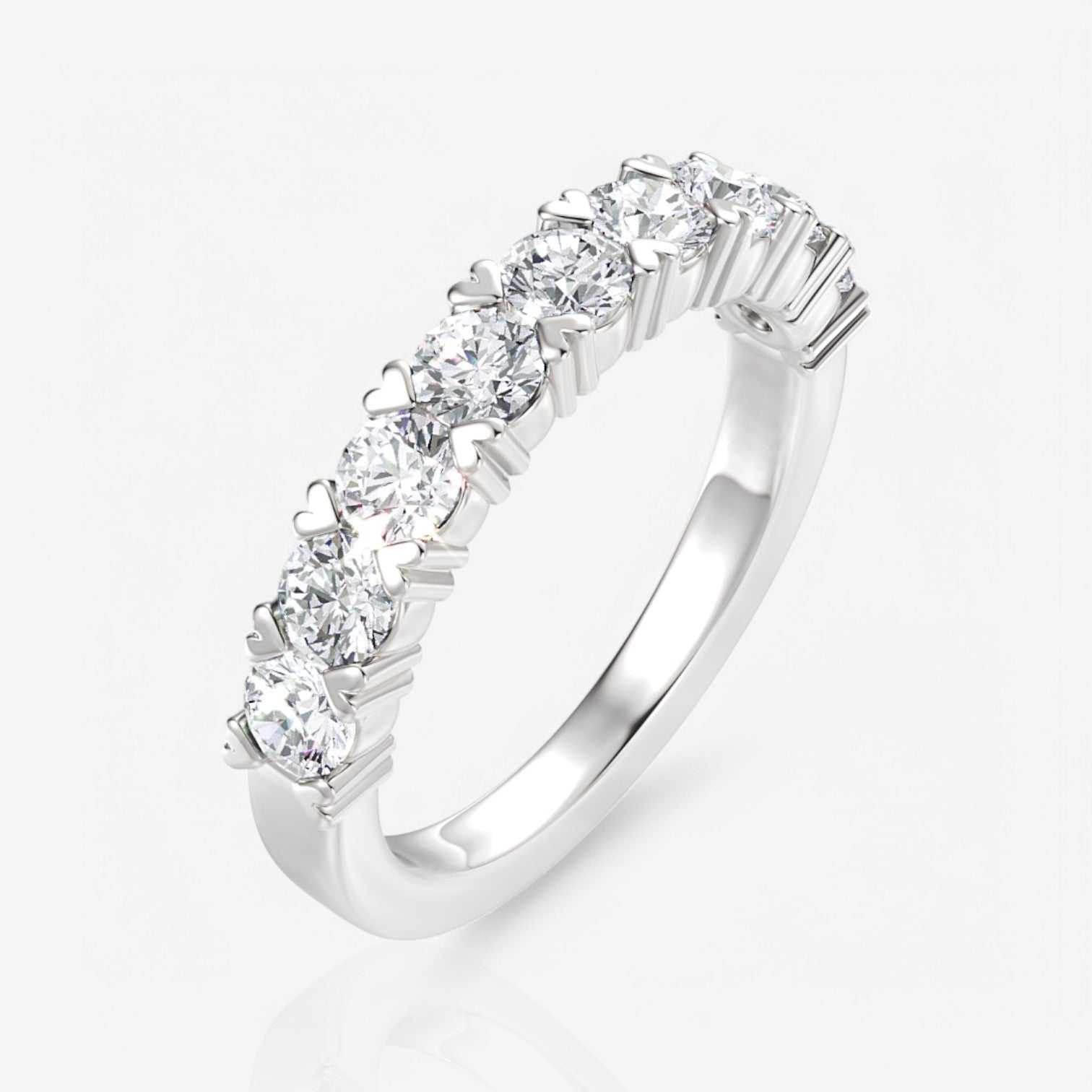 14kt white gold/18kt white gold/platinum/0.75/front