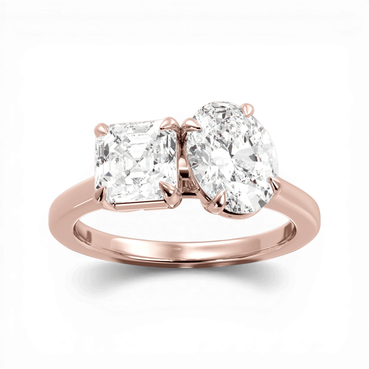 18kt rose gold/side